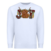 White joy highland cow Premium Sweatshirt - RanaPortraitStore