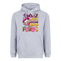 Heather Grey girls just wanna have  funds Heavyweight Hoodie - texasbilliewilder