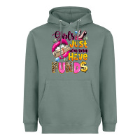 Sage girls just wanna have  funds Heavyweight Hoodie - texasbilliewilder
