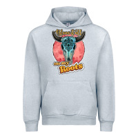 Heather Grey blame it all on my roots bull skull black Urban Hoodie - JahusDesignShop