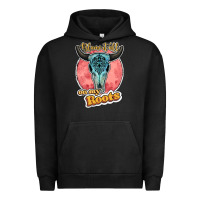 Pigment Black blame it all on my roots bull skull black Urban Hoodie - JahusDesignShop