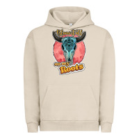 Pigment French Oak blame it all on my roots bull skull black Urban Hoodie - JahusDesignShop