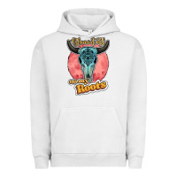 Pigment Lunar Rock blame it all on my roots bull skull black Urban Hoodie - JahusDesignShop