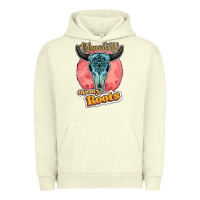 Pigment Pistachio blame it all on my roots bull skull black Urban Hoodie - JahusDesignShop