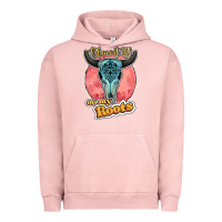 Pigment Salmon blame it all on my roots bull skull black Urban Hoodie - JahusDesignShop