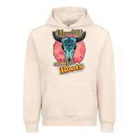 Sandshell blame it all on my roots bull skull black Urban Hoodie - JahusDesignShop