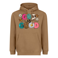 Toasted Coconut god is good Heavyweight Hoodie - texasbilliewilder