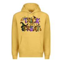 Antique Gold trick or treat Premium Hoodie - BundleAndBundleShop