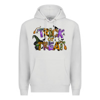 Dove Grey trick or treat Premium Hoodie - BundleAndBundleShop