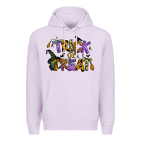 Lilac trick or treat Premium Hoodie - BundleAndBundleShop