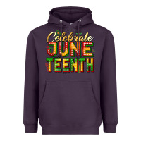 Plum celebrate juneteenth Heavyweight Hoodie - Zillion Design Studio