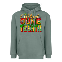 Sage celebrate juneteenth Heavyweight Hoodie - Zillion Design Studio