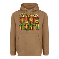 Toasted Coconut celebrate juneteenth Heavyweight Hoodie - Zillion Design Studio