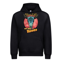 Black blame it all on my roots white Urban Hoodie - JahusDesignShop