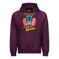 Mauve Wine blame it all on my roots white Urban Hoodie - JahusDesignShop