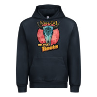 Navy blame it all on my roots white Urban Hoodie - JahusDesignShop