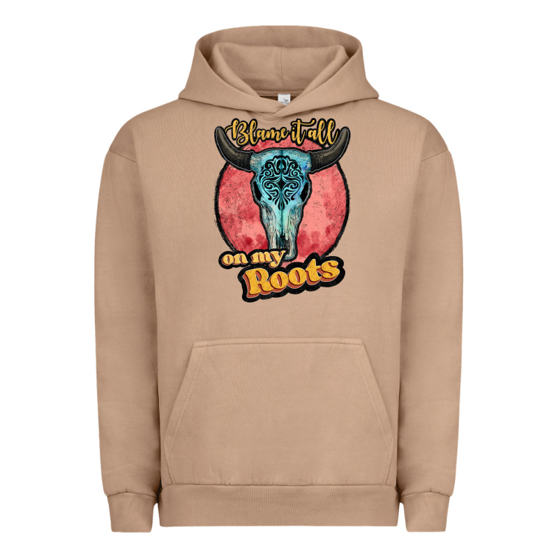 Blame It All On My Roots White Urban Hoodie by JahusDesignShop | Teevron