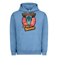 Pigment Pebble Blue blame it all on my roots white Urban Hoodie - JahusDesignShop