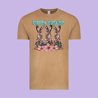 Happy Easter Bunny Vintage Tee Designed By Artiststas