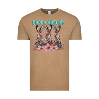 Vintage Coffee happy easter bunny Vintage Tee - Artiststas
