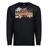 Black just graduated Premium Sweatshirt - Zillion Design Studio