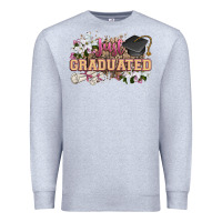 Heather Grey just graduated Premium Sweatshirt - Zillion Design Studio