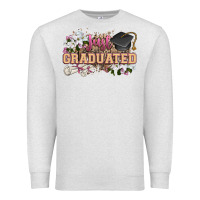 Oatmeal Heather just graduated Premium Sweatshirt - Zillion Design Studio