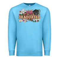 Ocean Blue just graduated Premium Sweatshirt - Zillion Design Studio