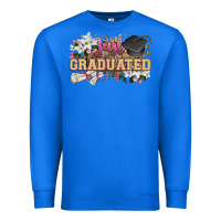 True Royal just graduated Premium Sweatshirt - Zillion Design Studio