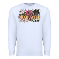 White just graduated Premium Sweatshirt - Zillion Design Studio