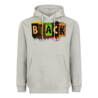 Moon Dust black Heavyweight Hoodie - Zillion Design Studio