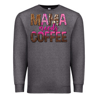 Charcoal Heather mama needs coffee tbw Premium Sweatshirt - texasbilliewilder