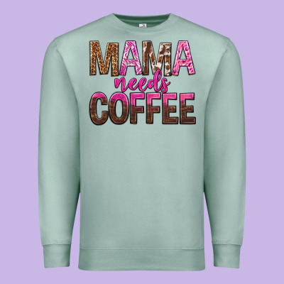 Mama Needs Coffee Tbw Premium Sweatshirt Designed By Texasbilliewilder