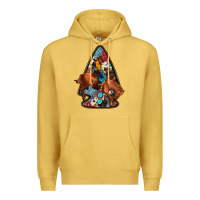 Antique Gold arrowhead rodeo Premium Hoodie - JahusDesignShop