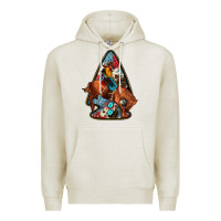 Oatmeal Heather arrowhead rodeo Premium Hoodie - JahusDesignShop