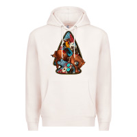 Pale Pink arrowhead rodeo Premium Hoodie - JahusDesignShop
