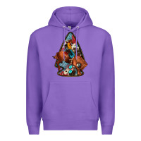 Purple arrowhead rodeo Premium Hoodie - JahusDesignShop