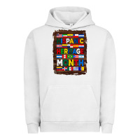 Pigment Lunar Rock hispanic haritage month flags with background Urban Hoodie - BundleAndBundleShop