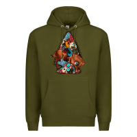 Army Green arrowhead rodeo Premium Hoodie - JahusDesignShop