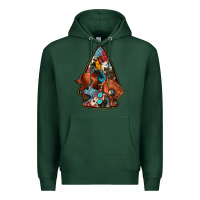 Sports Green arrowhead rodeo Premium Hoodie - JahusDesignShop