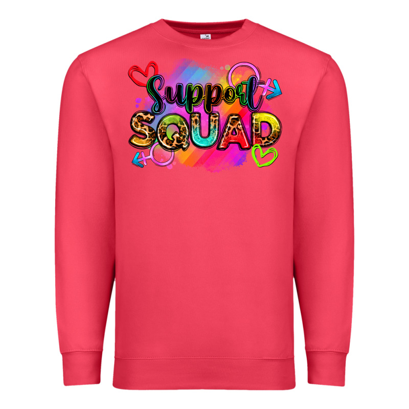 Support Squad Premium Sweatshirt by Zillion Design Studio | Teevron