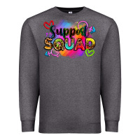 Charcoal Heather support squad Premium Sweatshirt - Zillion Design Studio