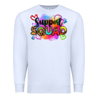 White support squad Premium Sweatshirt - Zillion Design Studio