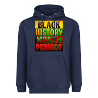 Navy black history month periodt Heavyweight Hoodie - Zillion Design Studio