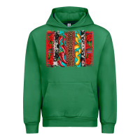 Emerald cinco de mayo vibes brushstrokes Urban Hoodie - Artiststas