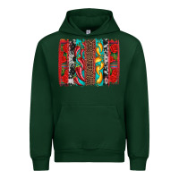Forest Green cinco de mayo vibes brushstrokes Urban Hoodie - Artiststas