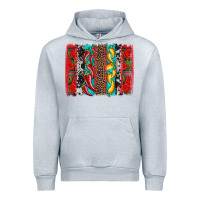 Heather Grey cinco de mayo vibes brushstrokes Urban Hoodie - Artiststas