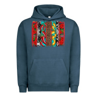 Pigment Midnight Navy cinco de mayo vibes brushstrokes Urban Hoodie - Artiststas