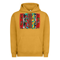 Pigment Peanut Butter cinco de mayo vibes brushstrokes Urban Hoodie - Artiststas
