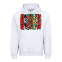 White cinco de mayo vibes brushstrokes Urban Hoodie - Artiststas